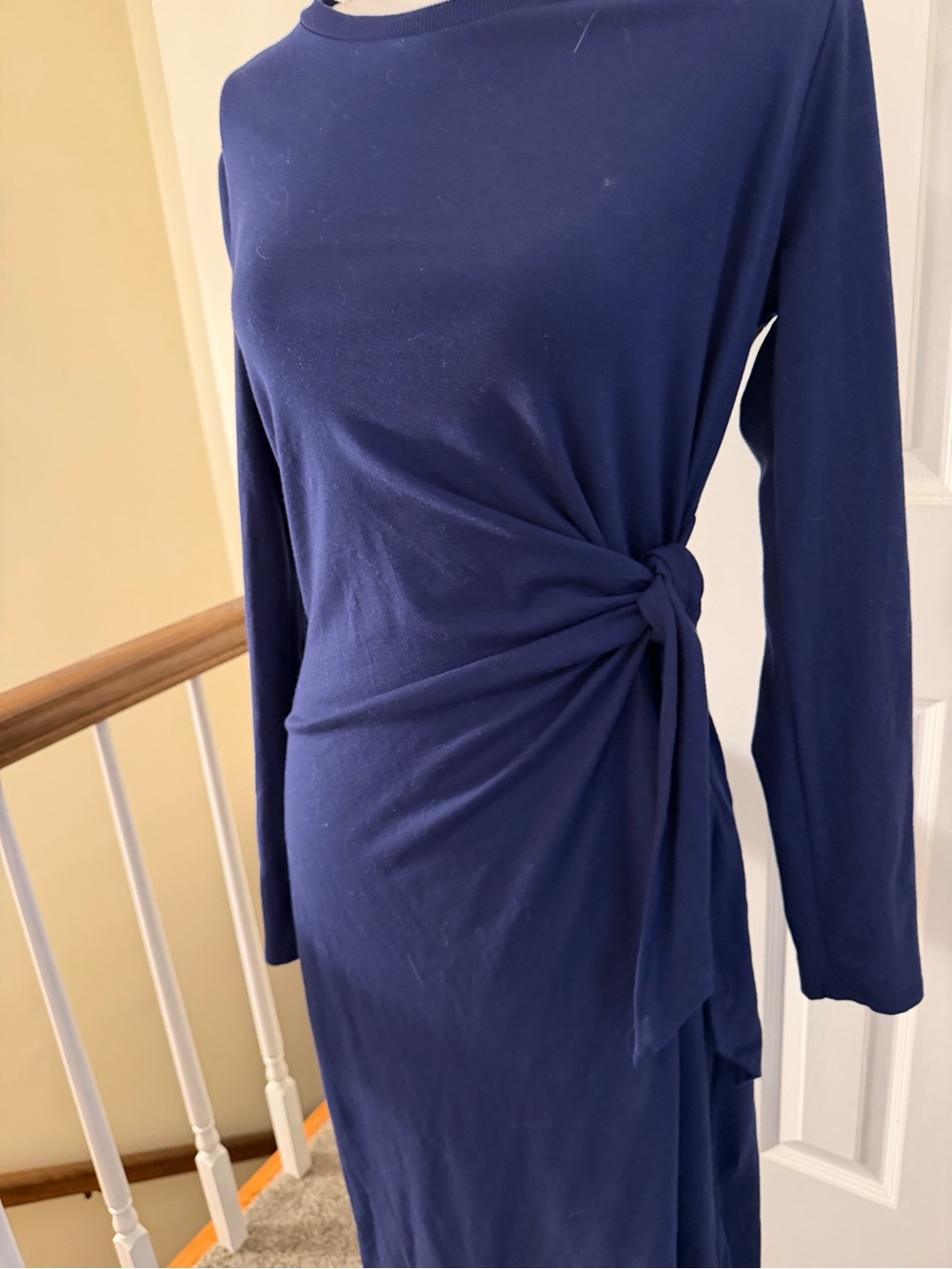 Anthropologie Daily Practice Tie Breaker Long Sleeve Dress - Picture 6 of 9